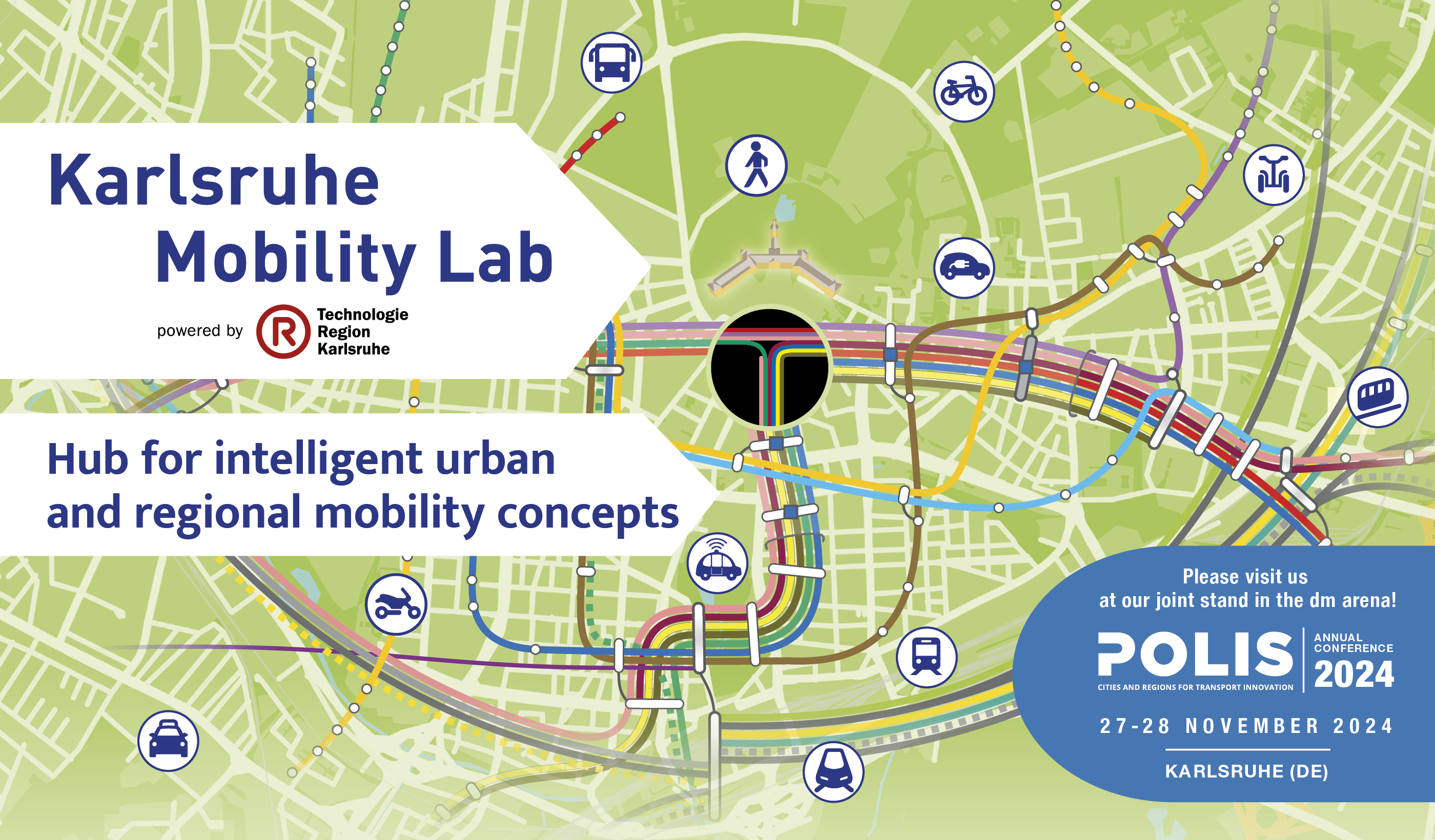 Banner_Karlsruhe Mobility Lab@POLIS2024