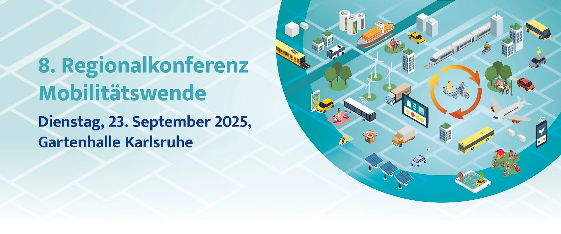 8. Regionalkonferenz Mobilitätswende 2025 Banner