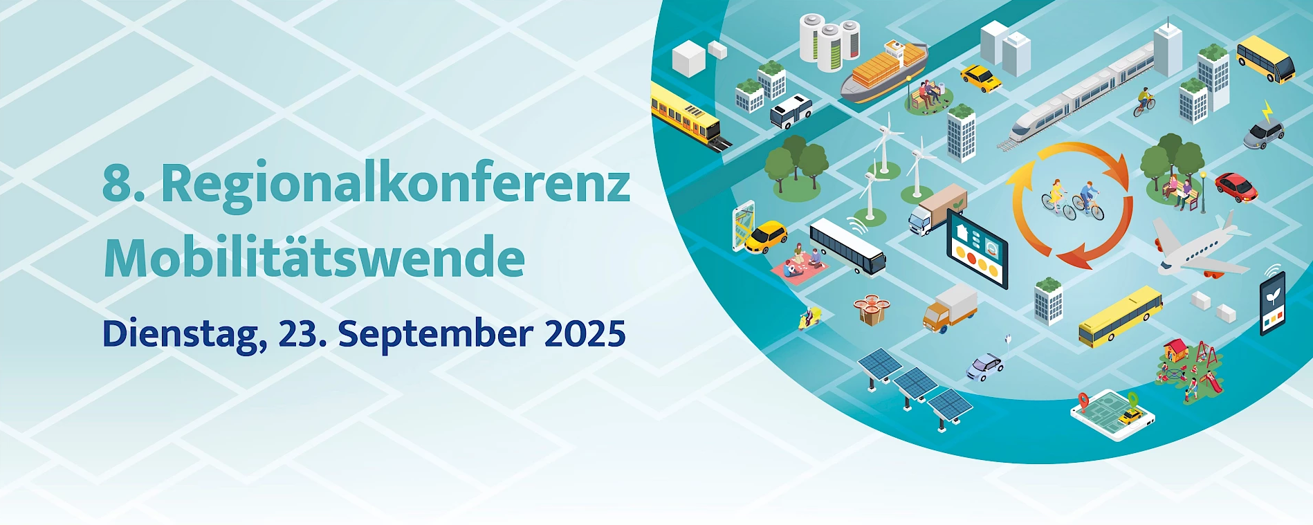 8. Regionalkonferenz Mobilitätswende 2025 Banner