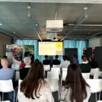 Aufnahme vom RE²combine-Workshop "Innovations- und Optimierungspotenziale in der Bioenergiewirtschaft": Vortrag Michael Stein Referat 44 Bioökonomie MLR