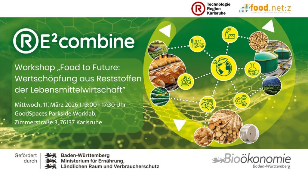 Banner TRK RE²combine Workshop Lebensmittelwirtschaft Food to Future