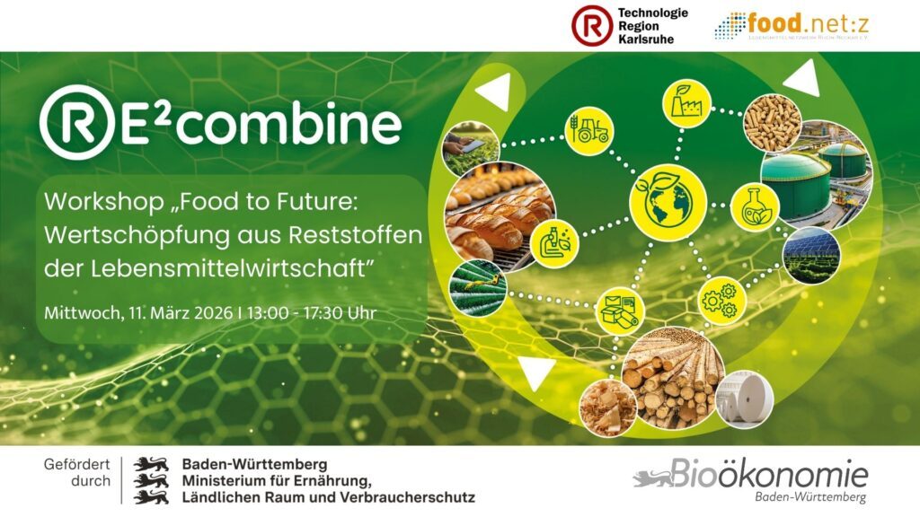 Banner TRK RE²combine Workshop Lebensmittelwirtschaft Food to Future